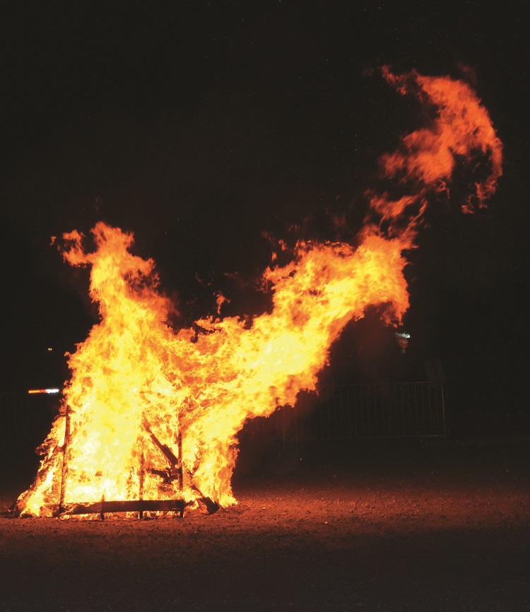 Annual Bonfire and Pep Rally