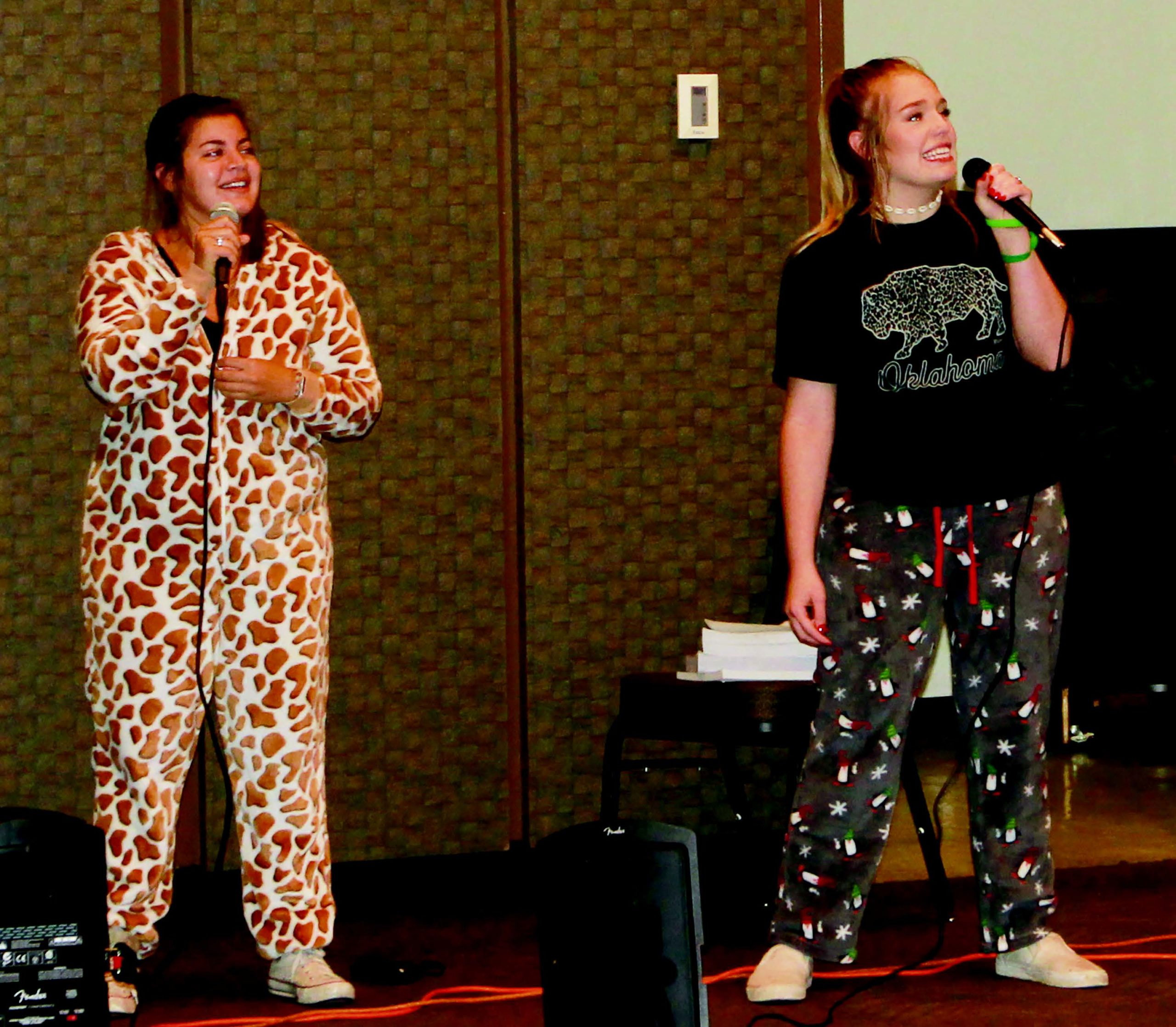 CU Housing Office hosts PAJAMA KARAOKE