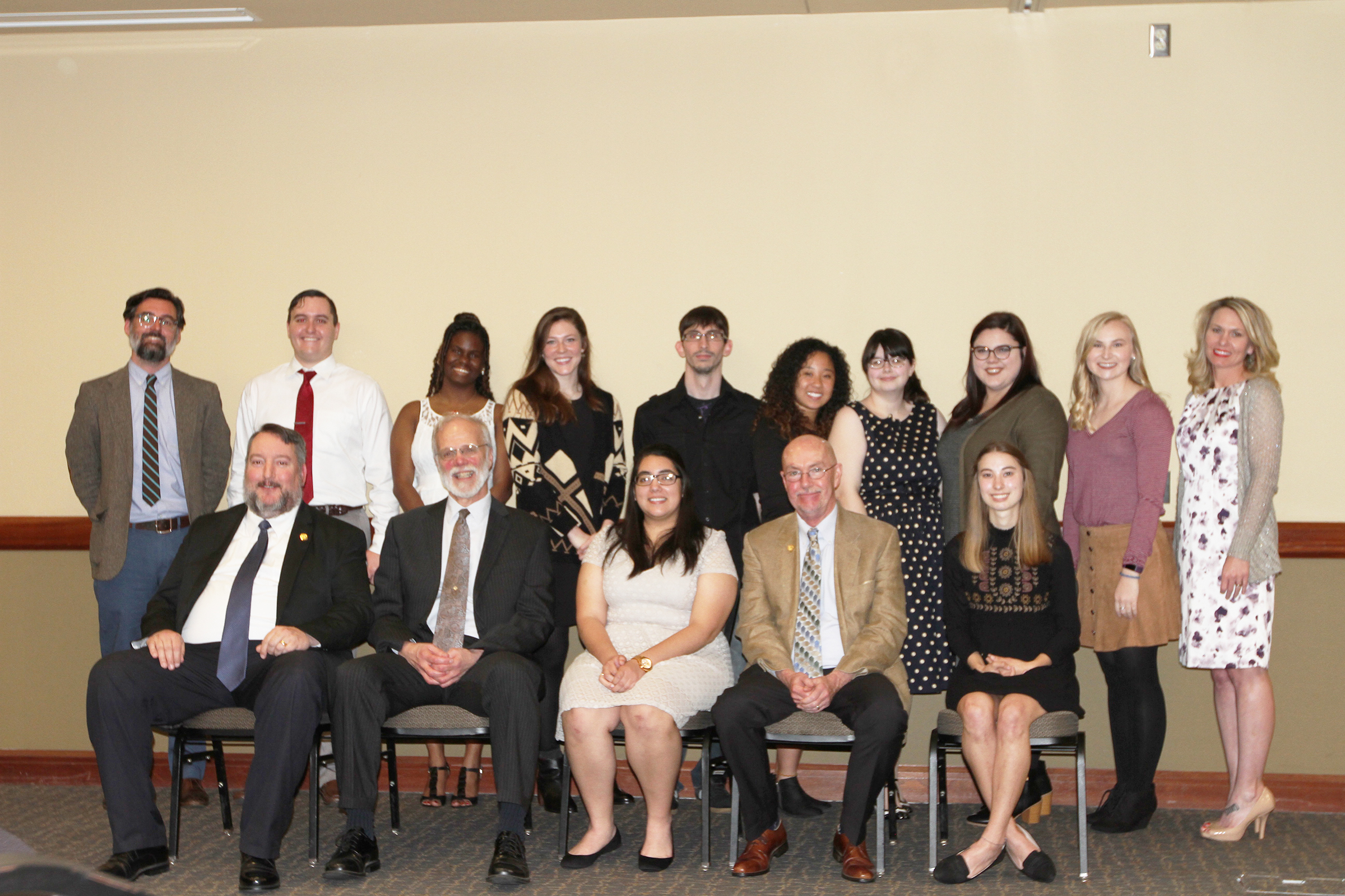 Sigma Tau Delta Awards, Inducts Members