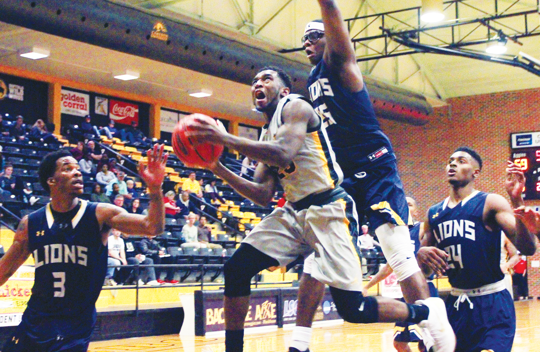 Aggie Men Fall to Lions in Heartbreaker